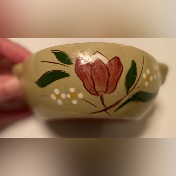 Stangl Pottery 'Magnolia' Individual Casserole & Lid Set Mid Century Modern - Picture 8 of 9